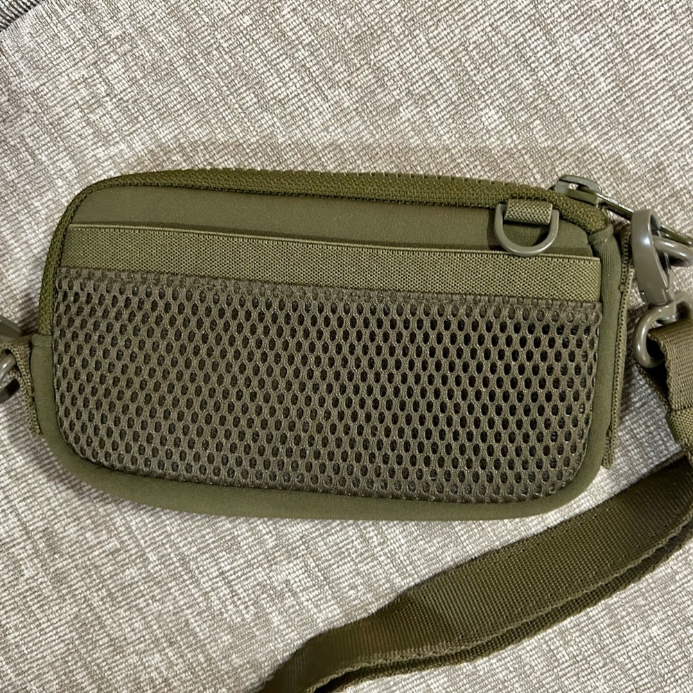 Dagne Dover Olive Green Crossbody Belt Bag - Picture 2 of 6